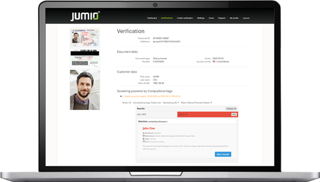 Id Verification And Authentication Solutions Jumio 